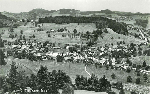 Dorf Mosnang, Jahr 1934 Dorf Mosnang, Jahr 1934