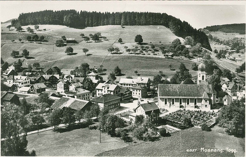 Dorf Mosnang, Jahr 1933